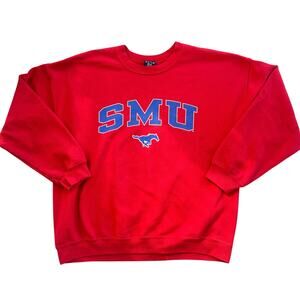 Vtg Blue 84 SMU Sweatshirt Crewneck XL